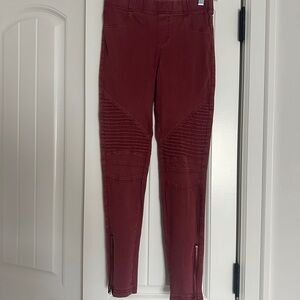 Beulah Burgundy Leggings